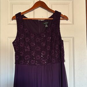R&M Richards Deep Purple NWOT Maxi Dress